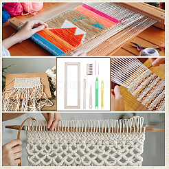 Wood Woven Braiding Disk&nbsp;DIY-WH0591-557A