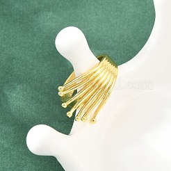 Irregular Brass Cuff Open Rings&nbsp;KK-CBA5A76-01G