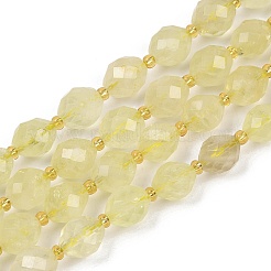 Natural Lemon Quartz(Heated) Beads Strands&nbsp;G-N342-149I-23