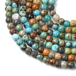 Natural African Turquoise(Jasper) Beads Strands&nbsp;G-K366-G01-2mm