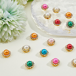 160Pcs Plastic Sew on Rhinestone&nbsp;FIND-HS0002-24