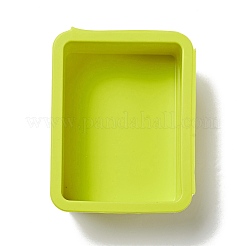 DIY キャンドル食品グレードのシリコーン型  香りのよいキャンドル作りに  長方形の模様  90x70x30mm  内径：60x80mm&nbsp;LS-DIY-G070-05D