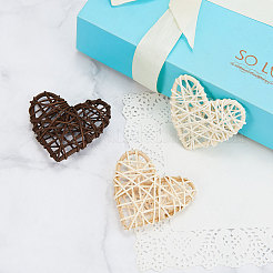 Heart Rattan Balls&nbsp;AJEW-CJ0001-12