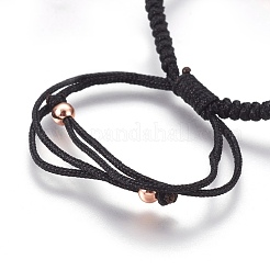 Nylon Cord Braided Bead Bracelets Making&nbsp;BJEW-F360-FRG08