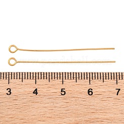 イオンプレーティング（IP）304ステンレススチールアイピン  18KGP本金メッキ  20ゲージ  17x0.8mm  穴：1.9mm&nbsp;STAS-I320-C02-G