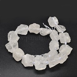 Nuggets Natural Quartz Crystal Beads Strands&nbsp;G-F289-29