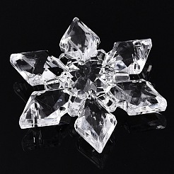 Transparent Acrylic Connector Charms&nbsp;TACR-T028-04B