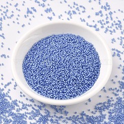 MIYUKIデリカビーズ  シリンダー  日本製シードビーズ  11/0  (db1784) ホワイトラインサファイアab  1.3x1.6mm  穴：0.8mm  約2000PCS /ボトル  10 G /ボトル&nbsp;SEED-JP0008-DB1784