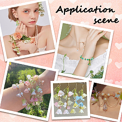 350Pcs 7 Styles Glass Beads&nbsp;GLAA-SC0003-44