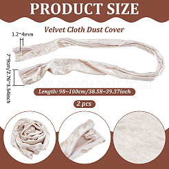 2Pcs Velvet Cloth Dust Cover for Chandelier Hanging Chain&nbsp;AJEW-BC0010-49B