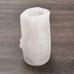 頭蓋骨キャンドルシリコン像型  肖像彫刻 肖像彫刻 香り付きキャンドル作り  スカル  5.5x10.5cm&nbsp;DIY-L072-004