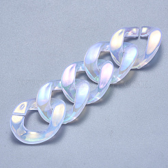 Imitation Jelly Acrylic Linking Rings&nbsp;OACR-S036-002A-B01