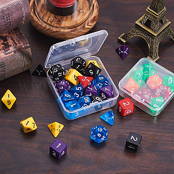 プラスチックビーズ収納ケース  長方形  透明  54~74x53~73x20~25mm  27個/セット&nbsp;CON-BC0003-01