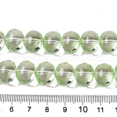 Transparent Electroplate Glass Beads Strands&nbsp;EGLA-N012-06C-1