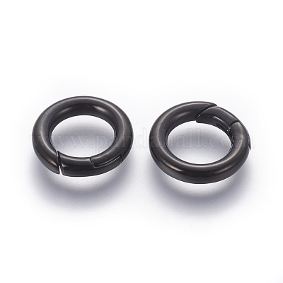 304 Stainless Steel Spring Gate Rings&nbsp;STAS-D070-01B-1
