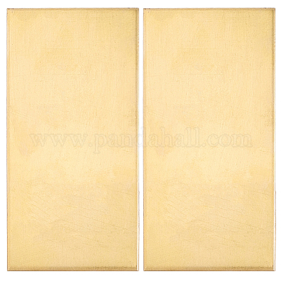 2Pcs Brass Sheet&nbsp;KK-SP0002-57C-1