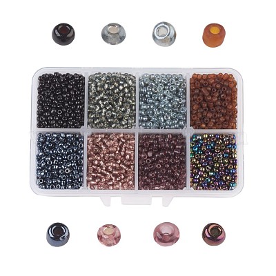 8/0 Glass Seed Beads&nbsp;SEED-JP0006-06-3mm-1