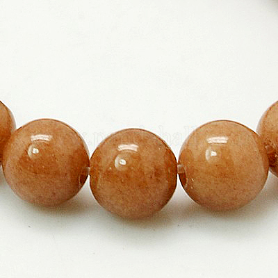 Natural Mashan Jade Round Beads Strands&nbsp;G-D263-6mm-XS27-1
