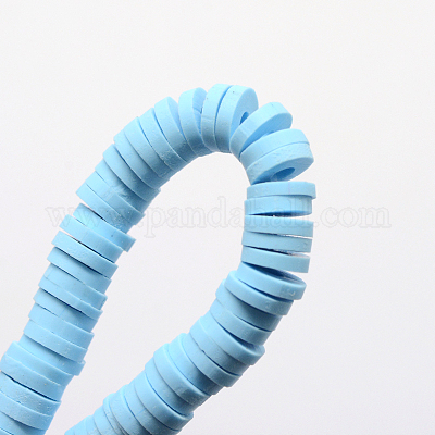 Handmade Polymer Clay Beads&nbsp;X-CLAY-R067-6.0mm-36-1