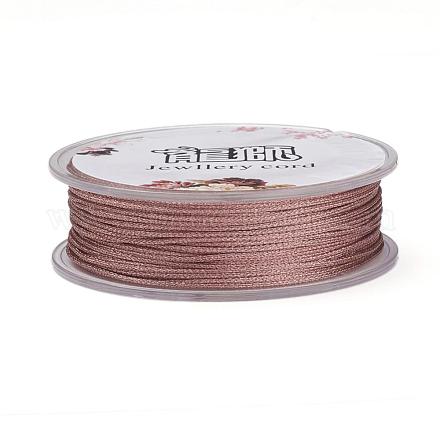 ポリエステルメタリック糸  鮭色  1mm  約32.8ヤード（30m）/ロール&nbsp;OCOR-G006-02-1.0mm-45-1