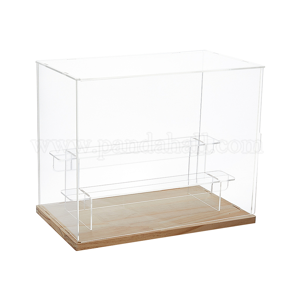 Wholesale 3-Tier Plastic Action Figure Riser Display Cases - Pandahall.com