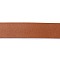 Flat Single Face Imitation Leather Cords, Lychee Pattern, Brown, 25x1.8mm, about 1.09 Yards(1m)/Roll