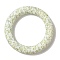 Silicone Beads, Ring, Champagne Yellow, 65x10mm, Hole: 3mm