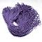 Polyester & Spandex Cord Ropes, 1 Inner Core, with Patterns, for Shoe Lace Cord Making, Dark Violet, 2mm, about 109.36 yards(100m)/bundle
