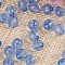 Transparent Acrylic Beads, Round, Light Steel Blue, 16mm, about 220pcs/500g.