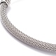 Tarnish Resistant 304 Stainless Steel Torque Bangles&nbsp;BJEW-O182-01P-3