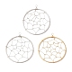 3Pcs 3 Colors Copper Wired Pendants&nbsp;PALLOY-JF02640-1