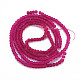 Baking Paint Transparent Glass Bead Strands&nbsp;GLAA-S031-4mm-39-2