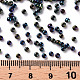 12/0 ガラスシードビーズ  アイリスラウンド  カラフル  2mm  穴：1mm  約30000個/ポンド&nbsp;SEED-A009-2mm-605-3