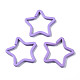 Spray Painted Iron Key Snap Hook Clasps for Keychains&nbsp;KEYC-S255-002-3