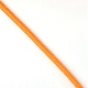 編み込みナイロン編み糸  ラウンド  ダークオレンジ  5.5~6.5mm&nbsp;NWIR-WH0009-27H-2