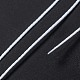 ラウンドワックスポリエステル糸ストリング  マイクロマクラメコード  ツイストコード  革縫い用  ホワイト  0.55mm  約131.23ヤード（120m）/ロール&nbsp;YC-D004-02C-066-3