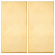 2Pcs Brass Sheet&nbsp;KK-SP0002-57C-1