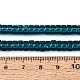 透明ガラスビーズ連売り  フラットラウンド  ダークスレートグレー  6~6.5x3~3.5mm  穴：0.8~1mm  約112~120個/連  14.57~15.16''（37~38.5センチメートル）&nbsp;GLAA-N026-3x6mm-T04-4