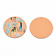 Spray Painted Iron Pendants&nbsp;IFIN-T016-34-3