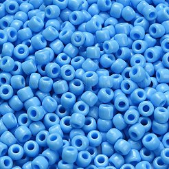トーホー 3/0ラウンドビーズ  日本製シードビーズ  （不透明なブルーターコイズ43)個  5.5mm  穴：1.5mm  約60個/10g&nbsp;X-SEED-TR03-0043
