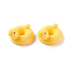 オペーク樹脂カボション  アヒルの形をした水翼  ミックスカラー  20.5x30x28mm&nbsp;RESI-H140-15