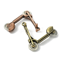 6Pcs 2 Colors Tibetan Style Alloy Pendants&nbsp;FIND-FS0002-58