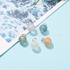 Electroplate Glass Pendants&nbsp;PALLOY-JF00656