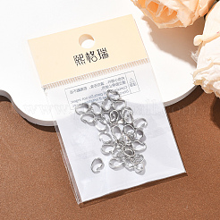 シェグレース ブラス スナップオン ベイル  カドミウムフリー＆ニッケルフリー＆鉛フリー  プラチナ  7.5x5x2.5mm  穴：6x4mm&nbsp;XGRQ1U695-364P