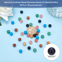 Natural & Synthetic Mixed Gemstone Beads&nbsp;G-AR0003-47