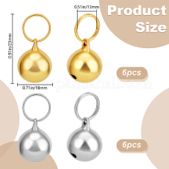 12Pcs 2 Colors Brass Pendants&nbsp;FIND-BBC0003-84