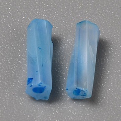 Opaque Colours Glass Twist Bugle Beads&nbsp;GLAA-WH0039-08L