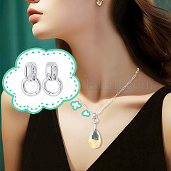 2Pcs 925 Sterling Silver Tube Bails&nbsp;STER-NB0001-26