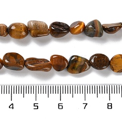 Natural Tiger Eye Beads Strands&nbsp;G-P497-01C-12