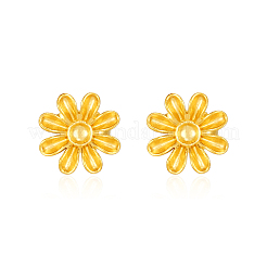 Stylish 304 Stainless Steel Flower Stud Earrings for Women's Daily Wear&nbsp;LE2664